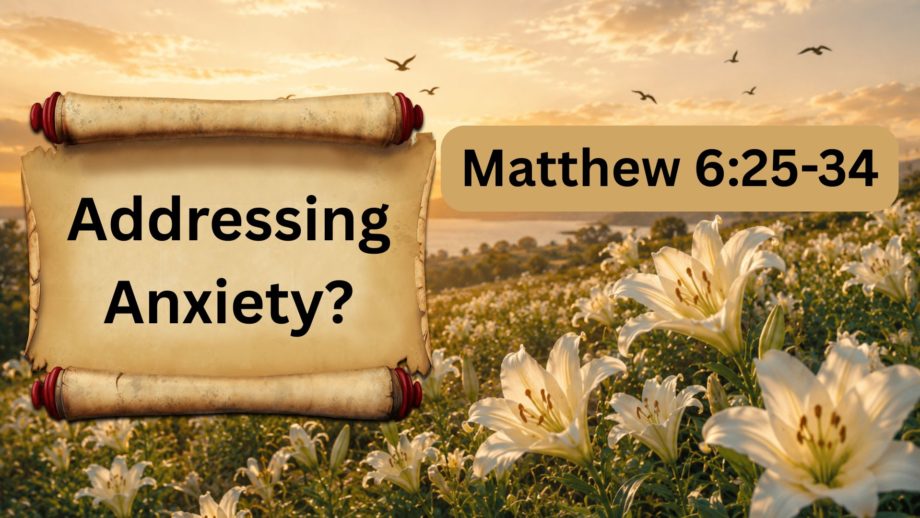 Addressing Anxiety